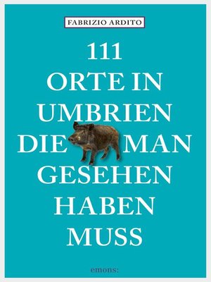 cover image of 111 Orte in Umbrien, die man gesehen haben muss
